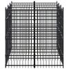 vidaXL Outdoor Dog Kennel Steel 5.53 m&sup2;