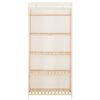 vidaXL Wardrobe White 79x40x170 cm Fabric
