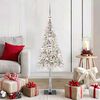 vidaXL Christmas Tree with 150 LEDs White 120 cm PE and Steel