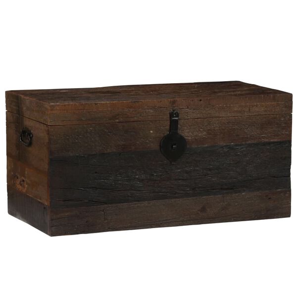 vidaXL Storage Box Solid Reclaimed Wood 80x40x40 cm