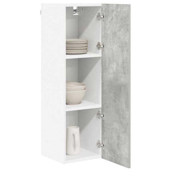 vidaXL Hanging Cabinet Concrete Grey 30 x 31 x 100 cm Engineered Wood