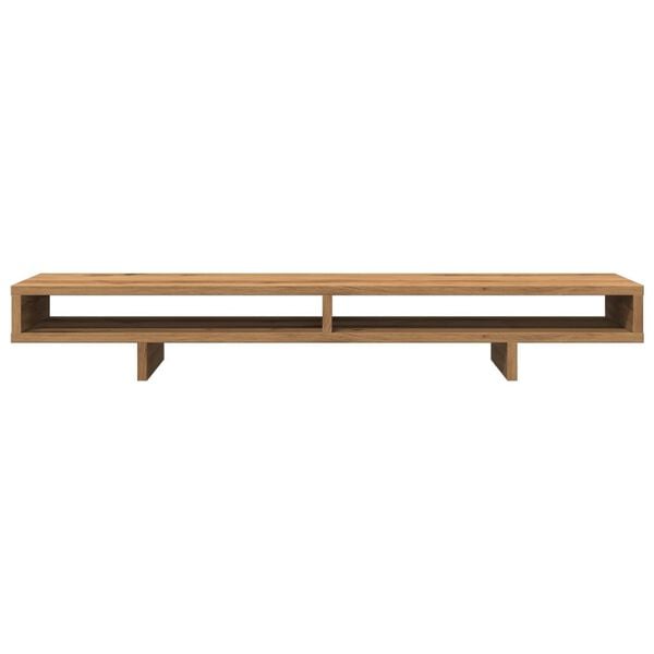 vidaXL Monitor Stand Artisian Oak 100x27x15 cm Engineered Wood