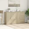 vidaXL Sideboards 2 pcs Sonoma Oak 60x31x70 cm Engineered Wood