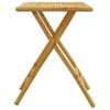 vidaXL Folding Garden Table 55x55x75 cm Bamboo