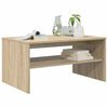 vidaXL Coffee Table Sonoma Oak 80 x 50 x 40 cm Engineered Wood