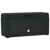 vidaXL Garden Storage Box Anthracite 119x48x60 cm Polypropylene