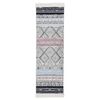 vidaXL Rug Pink and Aqua 80x300 cm Cotton
