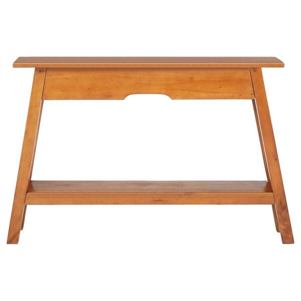 vidaXL Console Table 110x30x75 cm Solid Wood Mahogany
