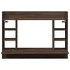 vidaXL Wall-Mounted Desk Brown Oak 105x48x75 cm Engineered Wood