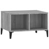 vidaXL Coffee Table Grey Sonoma 60x50x36,5 cm Engineered Wood