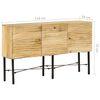 vidaXL Sideboard Solid Mango Wood 118x30x70 cm