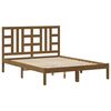 vidaXL Bed Frame without Mattress Honey Brown 140x190 cm Solid Wood