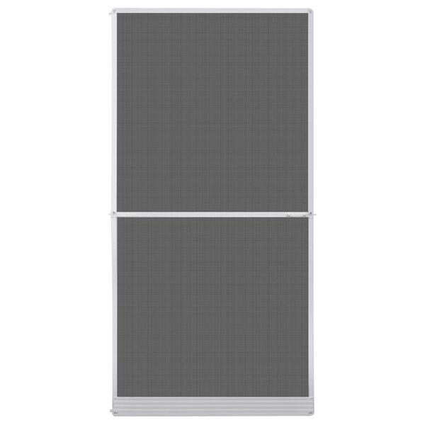 vidaXL White Hinged Insect Screen for Doors 120 x 240 cm
