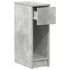 vidaXL Bedside Cabinet with Drawer Concrete Grey 20x36x60 cm