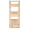 vidaXL Book Cabinet/Room Divider 80x35x91 cm Solid Wood Pine