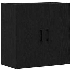 vidaXL Wall-mounted Cabinet Black Oak 60 x 31 x 60 cm Engineered Wood
