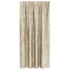 vidaXL Velvet Curtains with Curtains 2 pcs Cream 175 x 140 cm Velvet