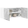 vidaXL Hanging Cabinet Concrete Grey 80 x 31 x 40 cm Engineered Wood