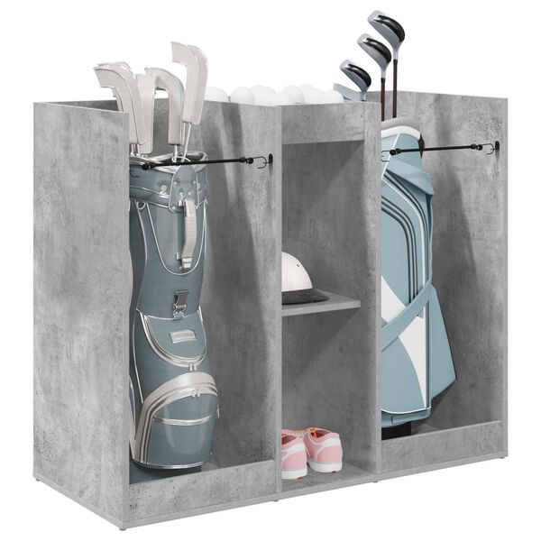 vidaXL Golf Cabinet Plain Concrete Grey 102 x 45 x 85.5 cm