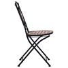 vidaXL 3 Piece Mosaic Bistro Set Ceramic Tile Terracotta