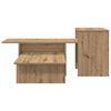 vidaXL Console Table Artisan Oak 91.5 x 35 x 38.5 cm Engineered Wood