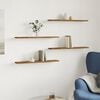 vidaXL Bookshelf Boards 4 pcs Old Wood 60x10x1.5 cm Engineered Wood