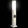 vidaXL Bollard Light with Outlet 50 cm Stainless Steel IP44