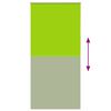 vidaXL Roller Blind Blackout Leaves Green 105x210 cm Fabric Width 100.7 cm Polyester