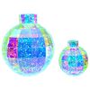 vidaXL Prismatic Iridescent LED Christmas Ball 2 pcs Multicolour