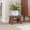 vidaXL Stool Natural 30 x 20 x 20 cm Mahogany Wood