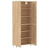vidaXL Highboard Sonoma Oak 69.5x34x180 cm Engineered Wood