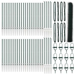 vidaXL Welded Wire Fence with Spikes 100 x 1.4 m (W x H)