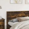 vidaXL Headboard Smoked Oak 200 cm Engineered wood