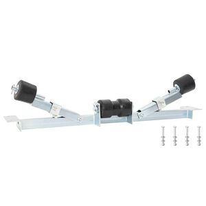 vidaXL Boat Trailer Bottom Support 90.5 x 12 x 32 cm Galvanised Steel