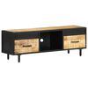 vidaXL TV Cabinet 120x30x40 cm Rough Mango Wood