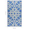 vidaXL Carpet Runner Blue 80x150 cm
