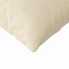 vidaXL Sofa Pillows 2 pcs Cream 120 x 40 cm Fabric