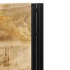 vidaXL Headboard 160 cm Solid Wood Mango and Iron