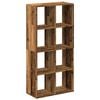 vidaXL Room Divider Bookcase Old Wood 69,5x29x137,5 cm Engineered Wood