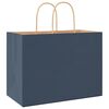 vidaXL Paper Bags 250 pcs with Handles Blue 32x17x25 cm