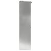 vidaXL Parcel Drop Box Black 44.5 x 29 x 110.5 cm Galvanised Steel