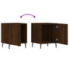 vidaXL Bedside Cabinets 2 pcs Brown Oak 40x40x50 cm Engineered Wood