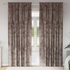 vidaXL Velvet Curtains 2 pcs Cappuccino 225 x 140 cm Velvet