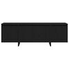 vidaXL TV Cabinet Black Oak 120 x 30 x 40.5 cm Engineered Wood