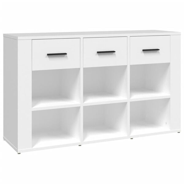 vidaXL Sideboard White 100x30x59.5 cm Engineered Wood