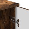 vidaXL Bathroom Cabinet Wall-mounted Smoked Oak 30 x 31.5 x 61 cm