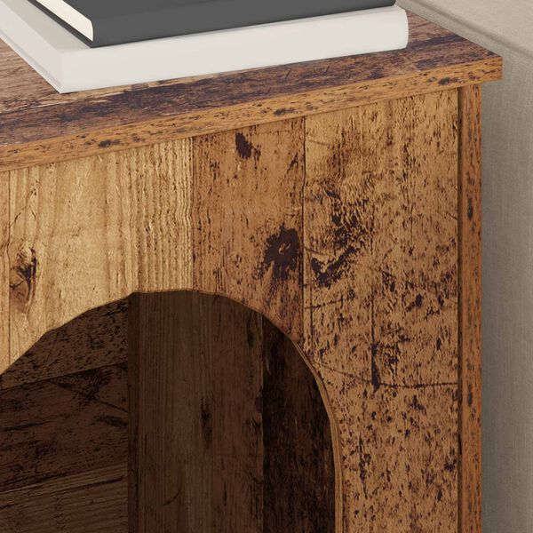 vidaXL Cat House Old Wood 53 x 52 x 62 cm Engineered Wood