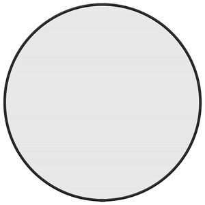vidaXL Wall Mirror Black &Oslash; 50 cm Round