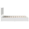 vidaXL Storage Bed with Headboard White 120 x 190 cm Engineered Wood