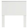 vidaXL Headboard with Headboard Gloss White 100 cm Engineered Wood